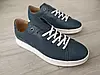 Сині чоловічі кеди на білій підошві 39 розмір 26 см, фото 5