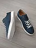 Сині чоловічі кеди на білій підошві 39 розмір 26 см, фото 6