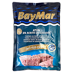 Тунець у соняшниковій олії в фользі БайМар BayMar de girasol 1000g 16шт/ящ (Код: 00-00003428)