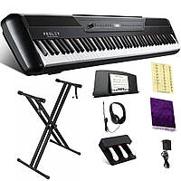Цифрове піаніно Fesley FEP880 (стійка, 3-педалі, пюпітр, навушники, накидка, блок живлення)