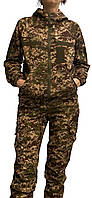 Жіноча військова тактична форма (куртка, штани) хижак софтшелл