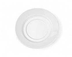 Блюдце для чашок з полікарбонату біле 14 см One Chef NK-614009