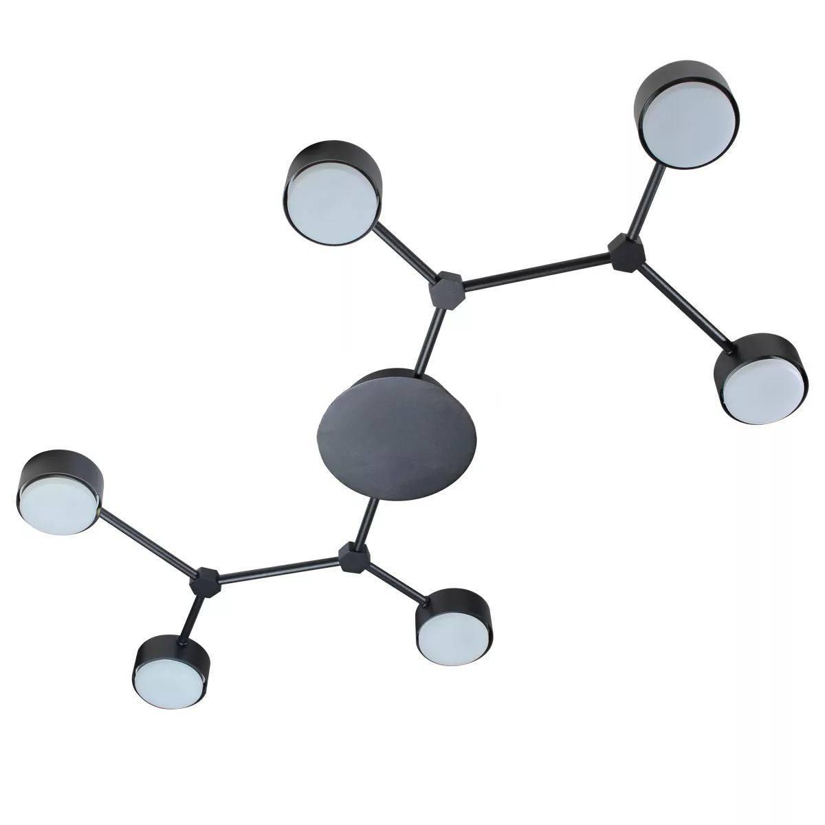Люстра стельова  PROLISOK 6хGX53 чорний LIGHT SET