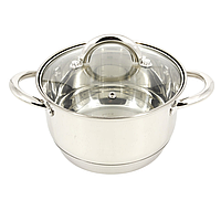Каструля Styleberg 2157 2.6 л нержавіюча сталь з кришкою