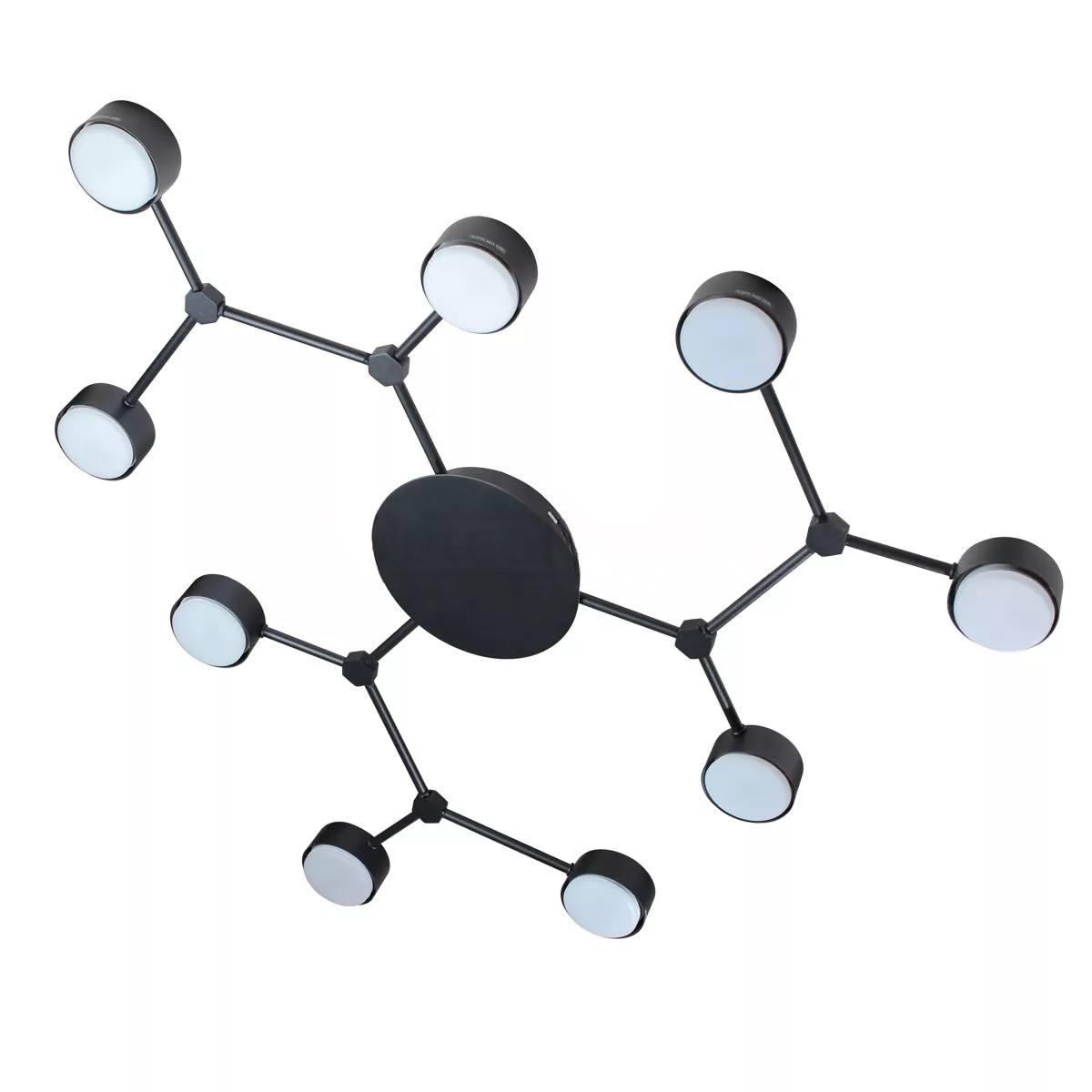 Люстра стельова PROLISOK 9хGX53 чорний LIGHT SET