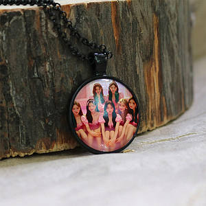 Кулон Apink (2) Чорний Ланцюжок