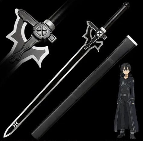 Брелок іграшковий Меч Казуто Кириге аніме «Sword Art Online» Клинок меч 22 см, фото 1