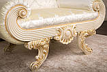 Крісло м'яке класичне в стилі Бароко Барселона (преміум клас) натуральне дерево, фото 4