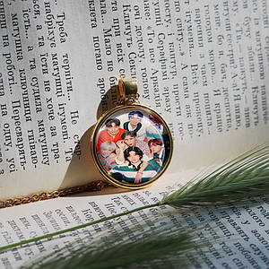 Кулон MONSTA X (1) Золото Ланцюжок