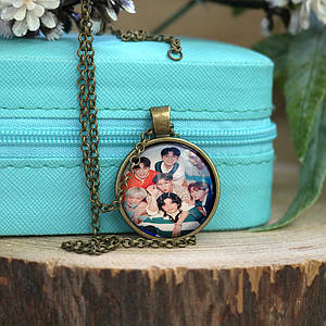 Кулон MONSTA X (1) Бронза Ланцюжок