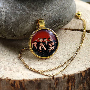 Кулон MONSTA X (2) Золото Ланцюжок