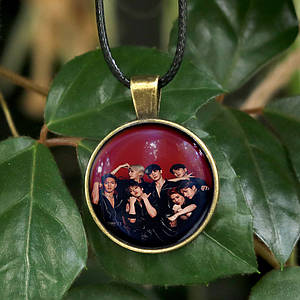 Кулон MONSTA X (2) Бронза Шнурке