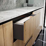 Ручка-профіль врізна Virno Lines 416 L=3000 чорний матовий, фото 5