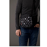 Сумка чоловіча через плече чорний 030В, фото 2