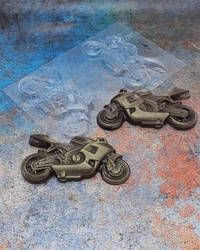 Форма пластикова для шоколаду Мото