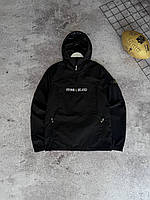 Чоловічий стильний анорак Stone Island чорний