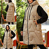 Женская жилетка-безрукавка великого розміру новинка 2025, фото 7