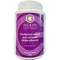 Альгінатна маска для чутливої шкіри обличчя Mild peel off mask ALG & SPA, 25г
