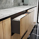 Ручка-профіль врізна Virno Lines 418 L=3000 чорний матовий, фото 4