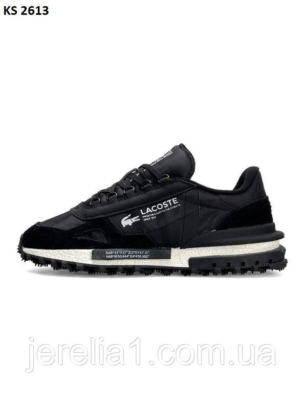 Кросівки Lacoste Elite Active Black White, фото 1
