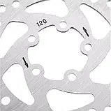 Гальмівний диск. Xiaomi M365 PRO. 120мм. Дискові гальма на самокат. Гальмівний диск., фото 3