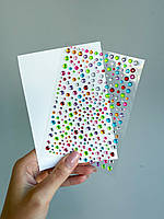 Набір наклейок стразів для волосся та тіла