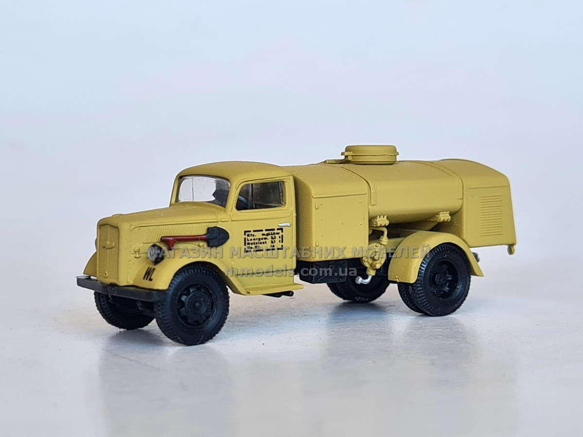 Масштабна модель автомобіля Opel Blitz Tankwagen Africakorp, масштабу 1/87, H0, фото 1