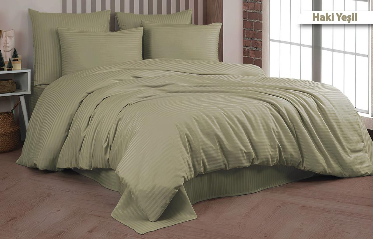 Постільна білизна Cotton Shine Stripe Satin 160х220 Kem, фото 1