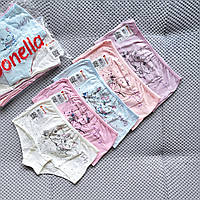 Комплект 5 трусиков шортиков Donella для девочек на 2/3, 4/5 лет, 98-116 см. (2/3 л., 98-104 см)
