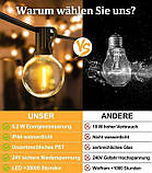 Струнний світлодіодний світильник Vanranger 30 м С40 Садова балконна тераса IP44, фото 2