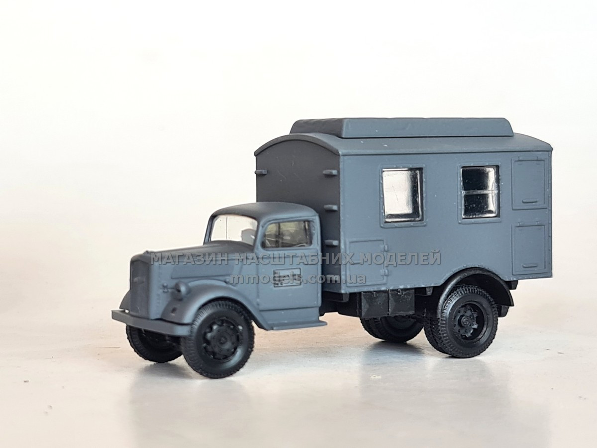 Масштабная модель автомобиля Opel Blitz Koffer Radiocar, масштаба 1/87,H0, фото 1