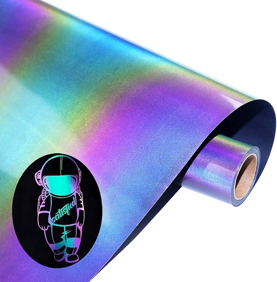 Термотрансферна плівка Rainbow Reflective Heat Transfer Vinyl RE-Y03, 50cm*25m