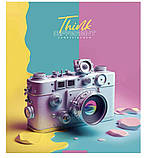 Зошит учнівський "Star" 96 арк. лінія 096-3395L "Think different" УФ-лак (для дівчаток), фото 4