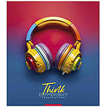 Зошит учнівський "Star" 96 арк. лінія 096-3395L "Think different" УФ-лак (для дівчаток), фото 2