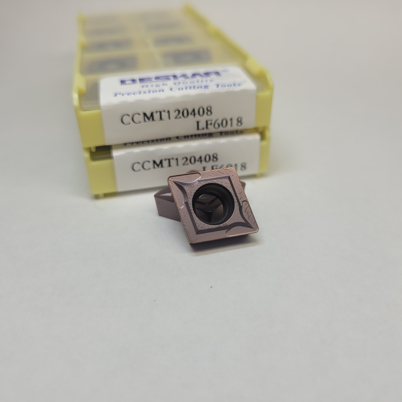 CCMT120408 LF6018 DESKAR (Сталь, Нержавіюча сталь) Твердосплавна пластина