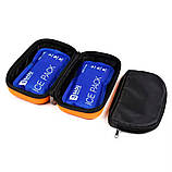 Термо-кейс для інсуліну - портативна сумка-холодильник для діабетиків з льодовими акумуляторами Помаранчевий, фото 4