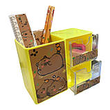 Настільна підставка органайзер "Капібара", 6 предметів 3011-3, фото 2