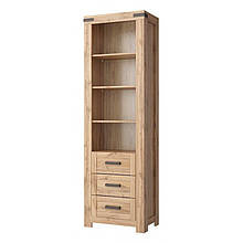 Пенал відкритий 3Ш з ЛДСП/МДФ Мортіз Дуб вотан Мебель Сервіс