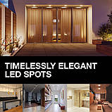 LEDVANCE Вбудований прожектор білого кольору, тонкий світильник із вбудованим драйвером, світлодіодний прожектор, фото 5