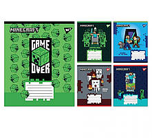 Зошит 12 аркушів в лінію "Minecraft", 767564 Yes