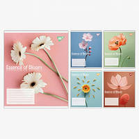 Зошит шкільний Yes 36 аркушів лінія Essence of Bloom (15)