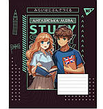 Зошит учнівський "YES" 48 арк. клітинка 767484 набір предметних (Anime, 9 видів) гібридний лак, фото 6