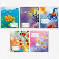 Зошит шкільний Yes 36 аркушів клітинка Nature colorful (15)