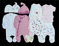 Красивый набор одежды для новорожденых девочек, качественая одежда для малишки, лето, осень, рост 56 см,хлопок
