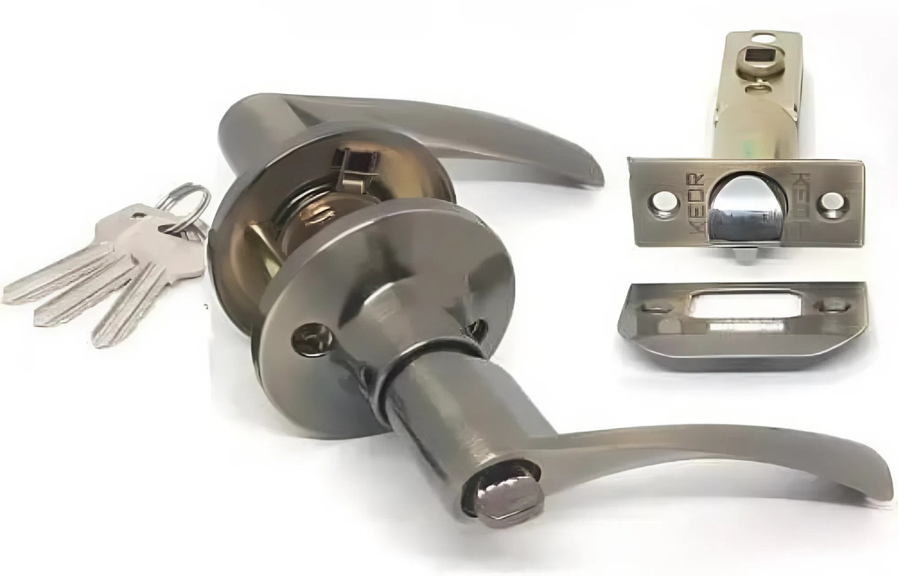 Дверна ручка кноб KEDR NEW D80-23ET AB, бронза (Китай)