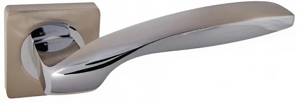 Дверна ручка KEDR HRoz-06.045-AL-SN/CP, сатин хром (Китай)