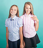 Шкільна блузка Світ блуз мод. 5178к рожевий, фото 6