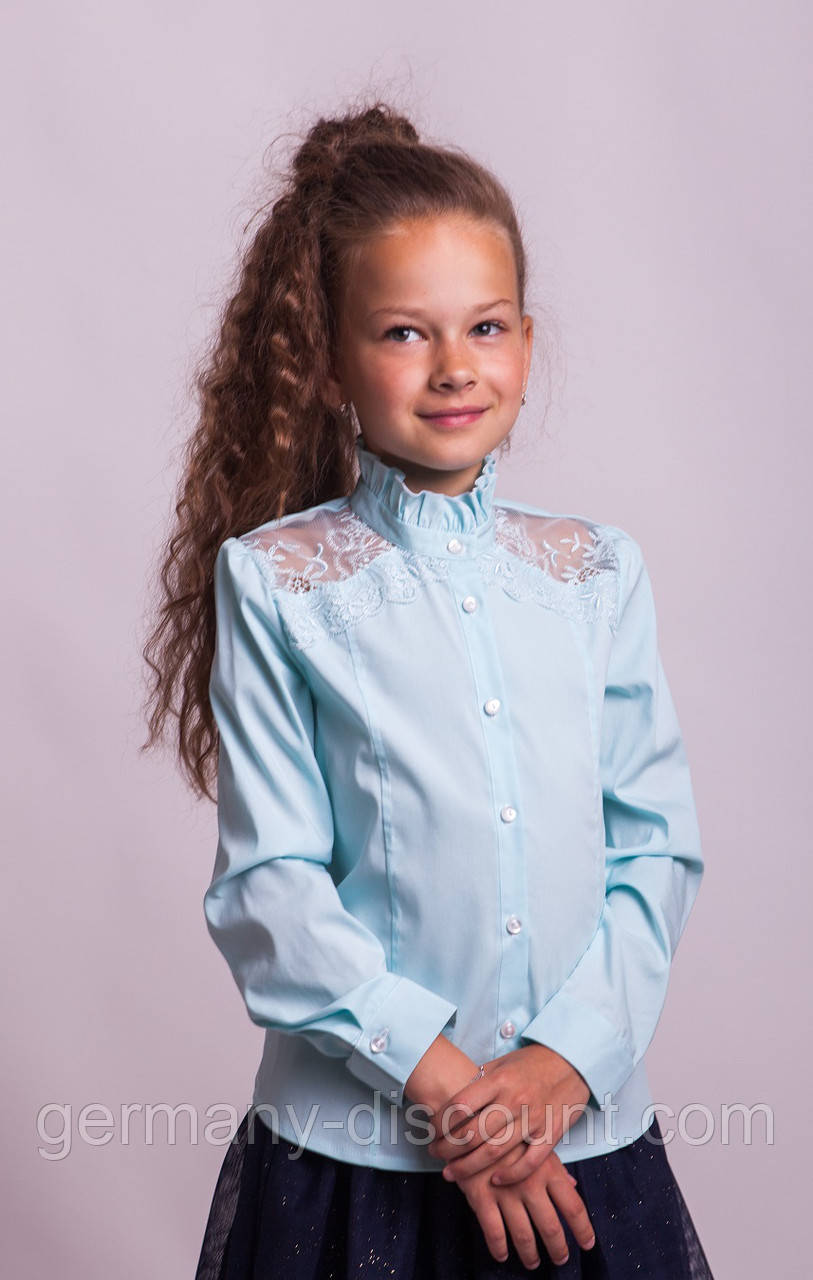 Блузка Світ блуз мод. 8022 м'ятний, фото 1