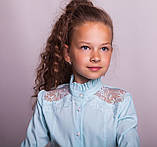 Блузка Світ блуз мод. 8022 м'ятний, фото 3