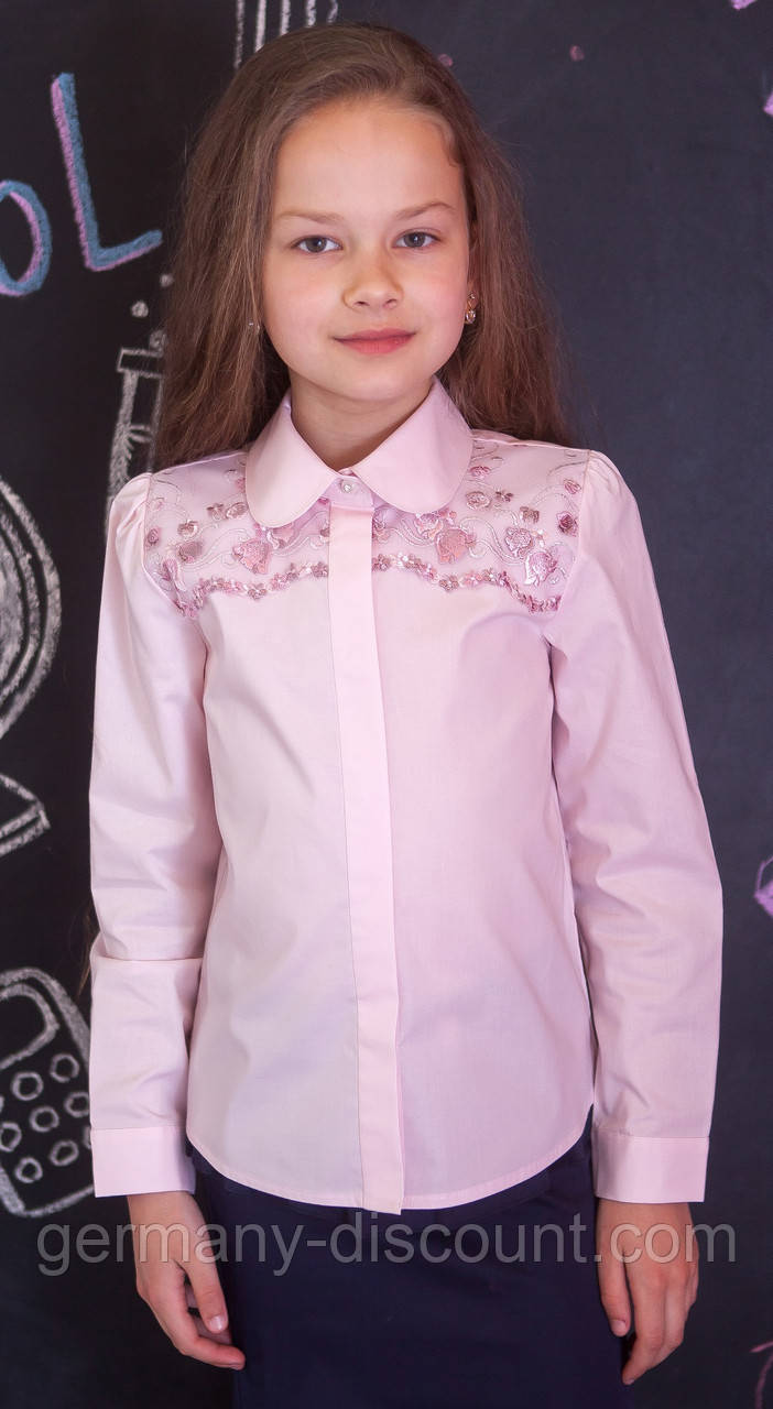 Блузка Світ блуз мод.5041/1 рожева, фото 1